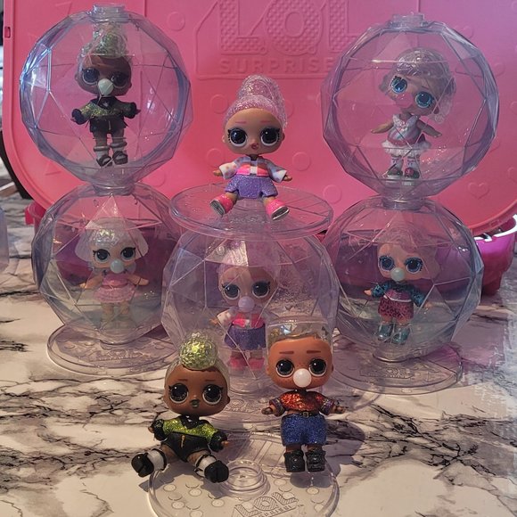 8 Glitter Globe LOL Set & Pet Bonus! - Picture 7 of 16